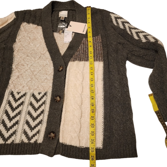 Industry Republic Clothing Oversized Button Up V-neck Sweater M - Picture 12 of 12